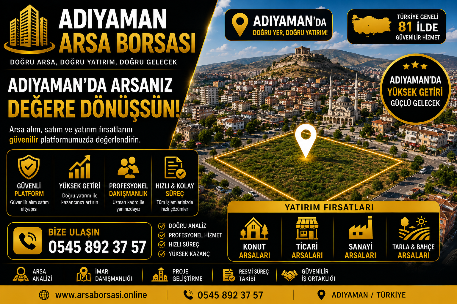 ADIYAMAN ARSA BORSASI