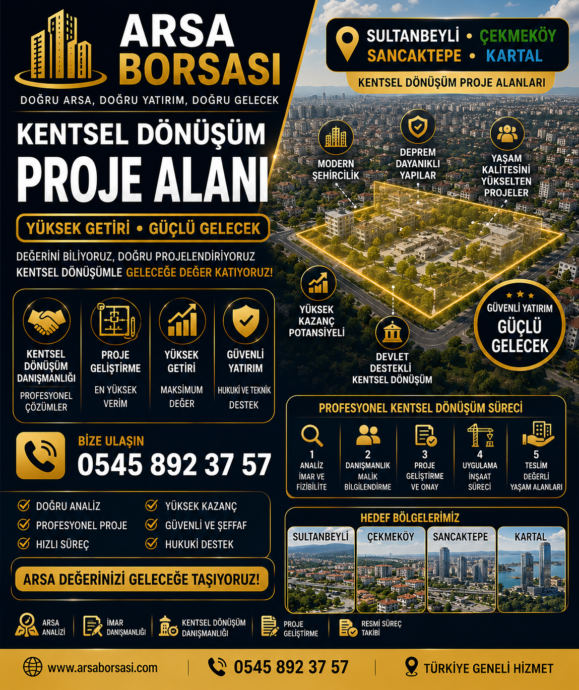 kartal yakacıkta kentsel dönüşüm arsası 1000 m2